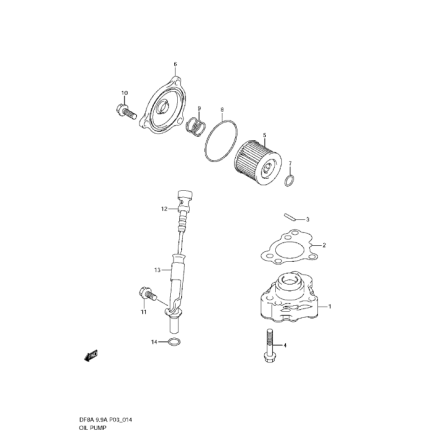 Packning oljepump Suzuki