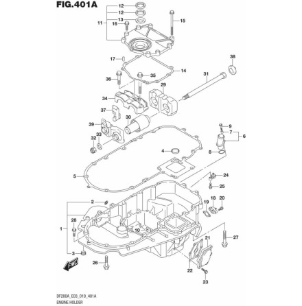 Muff vattenretur Suzuki