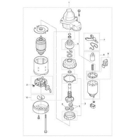 Skydd startmotor Tohatsu