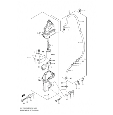 Hllare brnslepump Suzuki