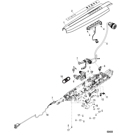 Trimknapp Mercury