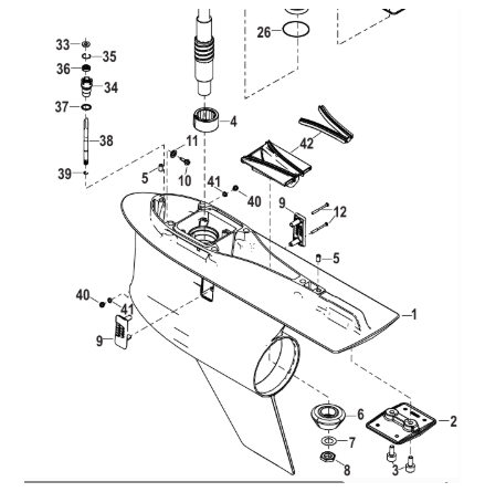 Pinjongmutter Mercury
