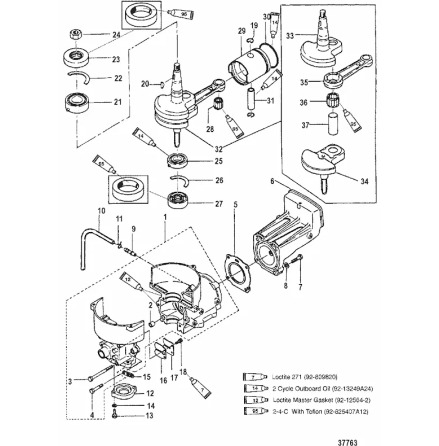 Bladventilstopp Tohatsu