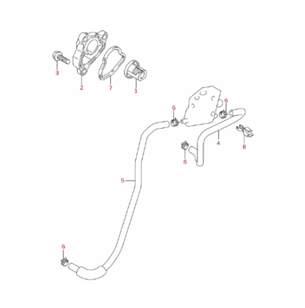 Slang termostat Suzuki