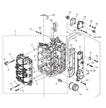 Avgaspackning Tohatsu