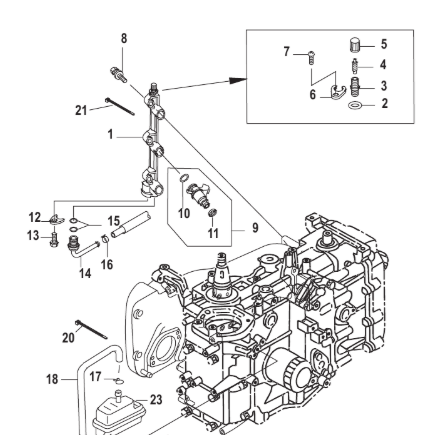 O-ring br�nsle Mercury