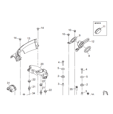 F�ste trimknapp Tohatsu