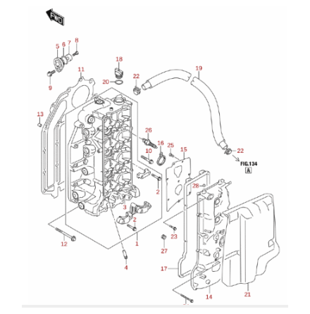 Topplockspackning Suzuki