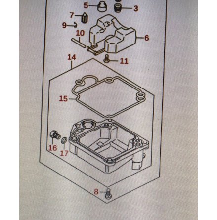 Packning drneringsskruv Suzuki