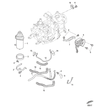 Startmotor Tohatsu